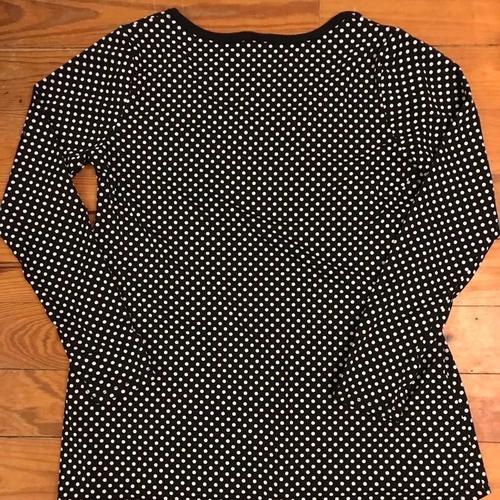👚 GUC Lularoe Polka Dot Long Sleeve T-shirt - Picture 3 of 5
